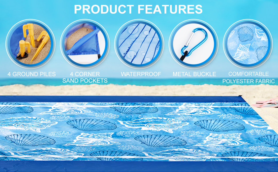 beach blanket sandproof