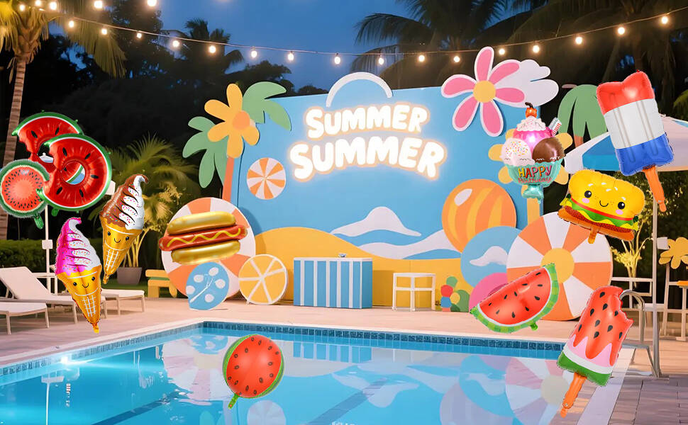 pool party decorations