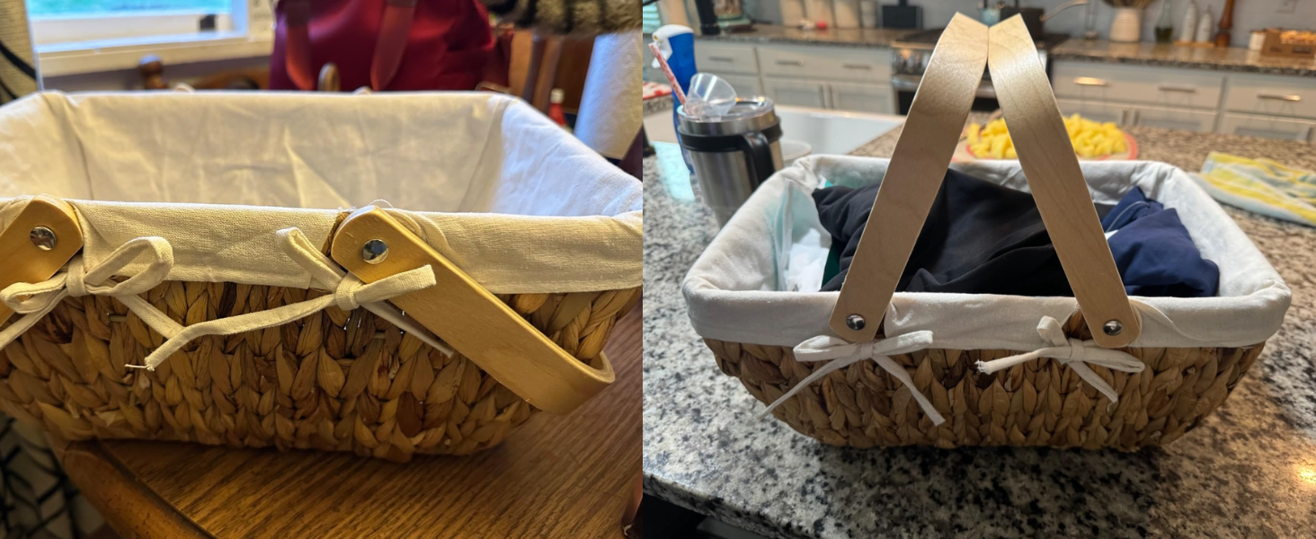 Wicker Picnic Basket for Couple