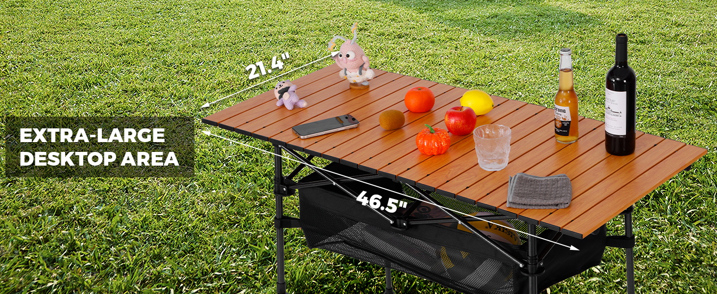 aluminum camping table