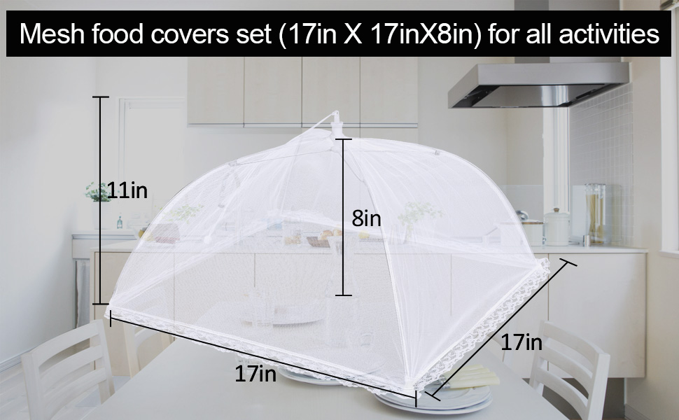 Mesh Food Covers for Outdoors, Outdoor Food Covers