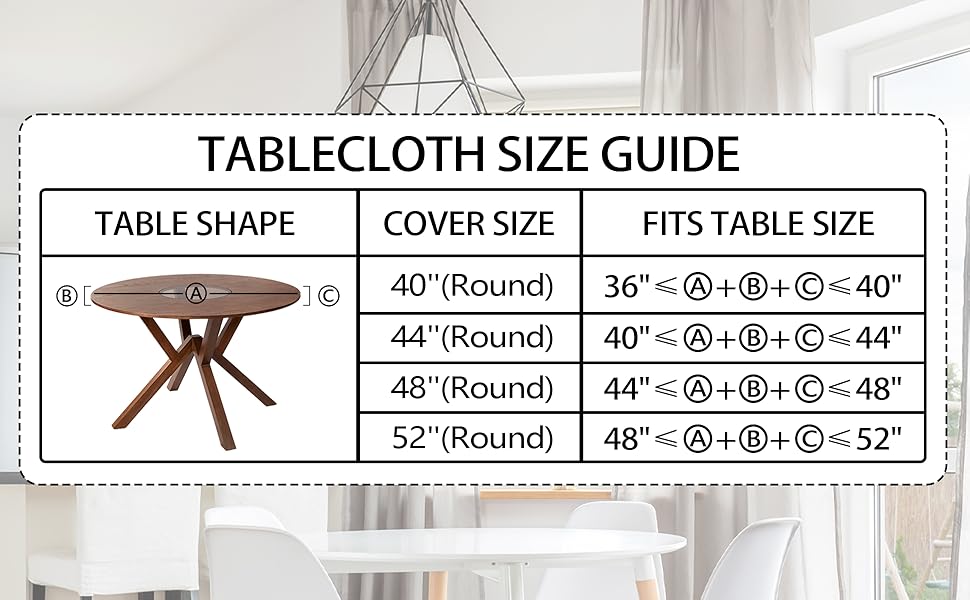 round fitted tablecloth with elastic