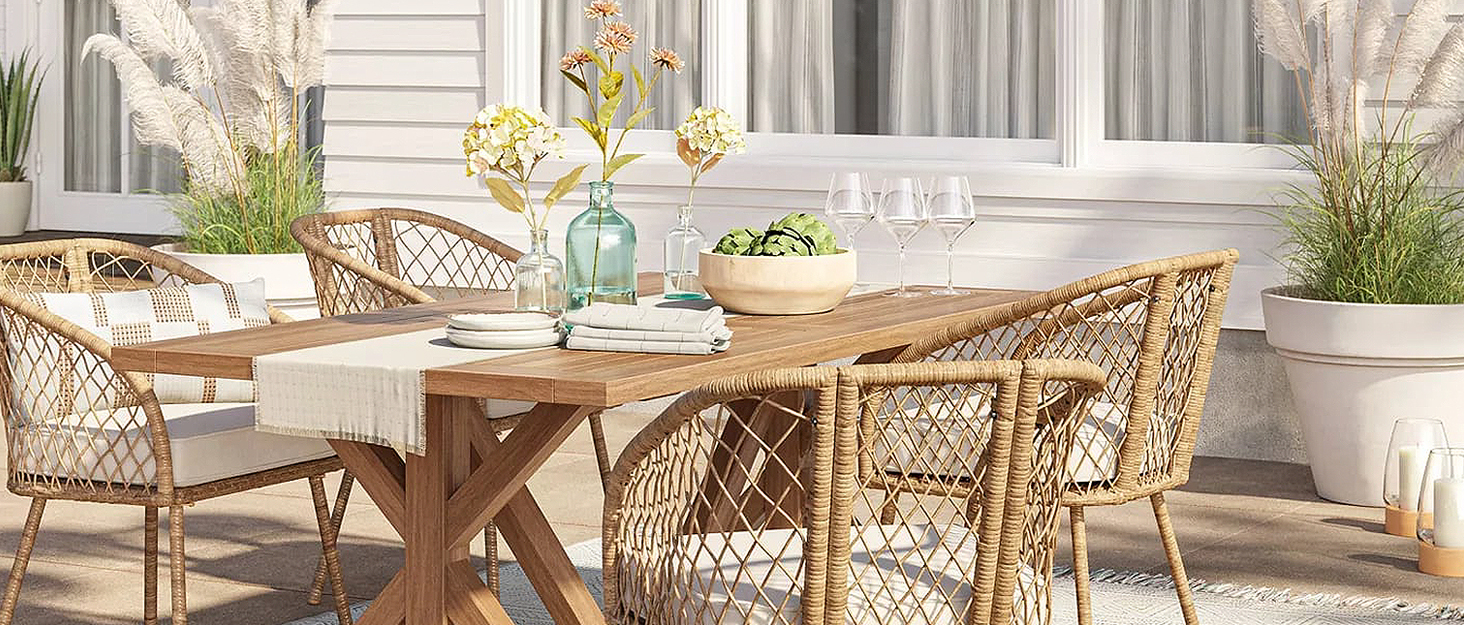 Hiasan textured tablecloth
