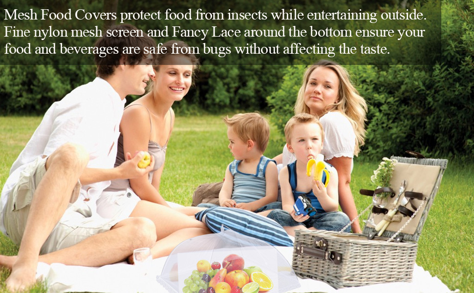 Mesh Food Covers for Outdoors, Outdoor Food Covers