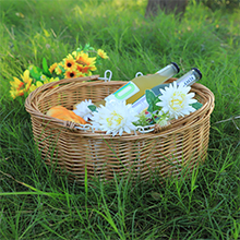 Dual Live Handle Primary Color Basket