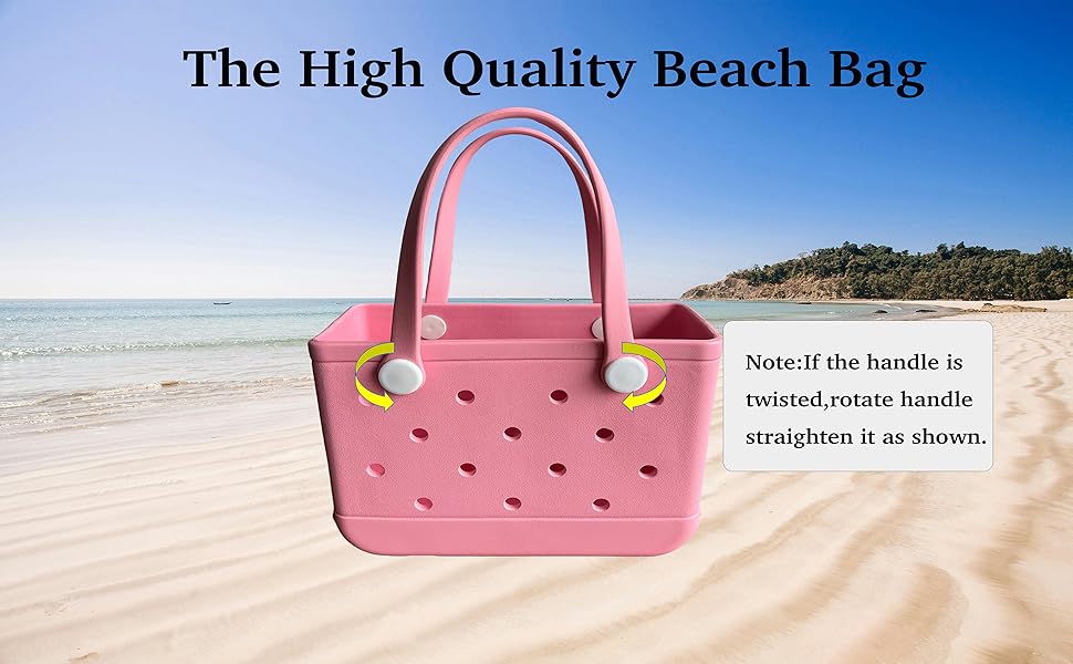 rubber beach bag