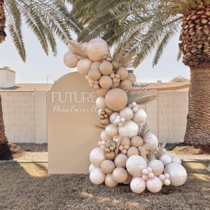 102PCS Boho Balloon Arch Kit - Double Stuffed Nude Neutral Balloons in Beige, Apricot, Cream & Matte Gold - Perfect for Baby Showers, Weddings, Birthdays & Girls Decorations