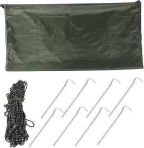 1Set Outdoor Picnic Awning Canopy Tarp Tent for People for Camping Hiking and Outdoor Activities Easy to Fold and Space Saving Design