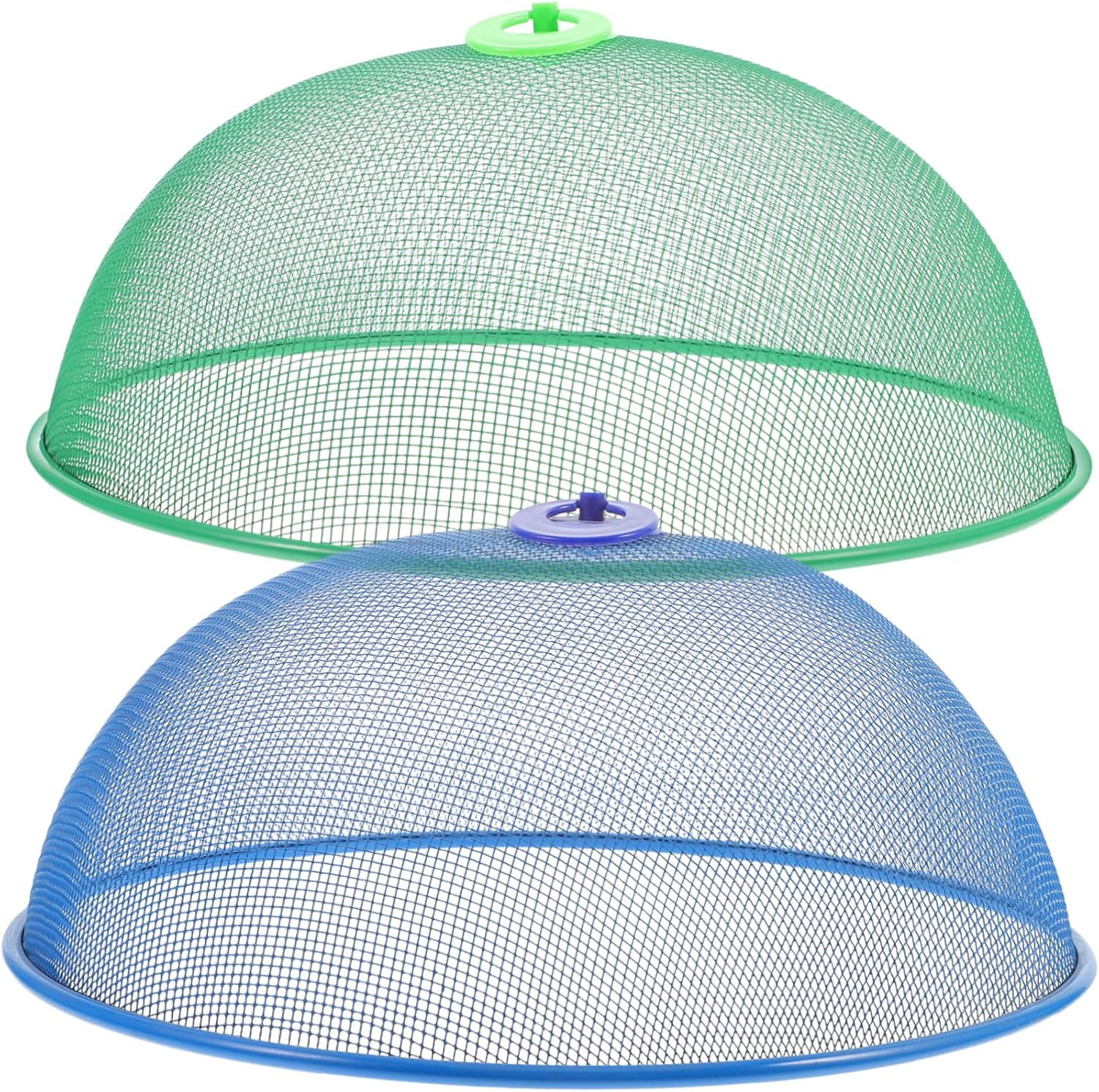 2Pcs Mesh Food Covers Kitchen Food Protectors Dome Tents for Outdoor Picnics Bbqs Home Use Sturdy Design Easy to Clean for Burgers Fruits