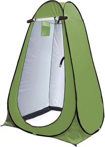 Anngrowy Pop Up Privacy Shower Tent - Portable Outdoor Camping Bathroom Toilet Changing Dressing Room - UPF40+ Waterproof