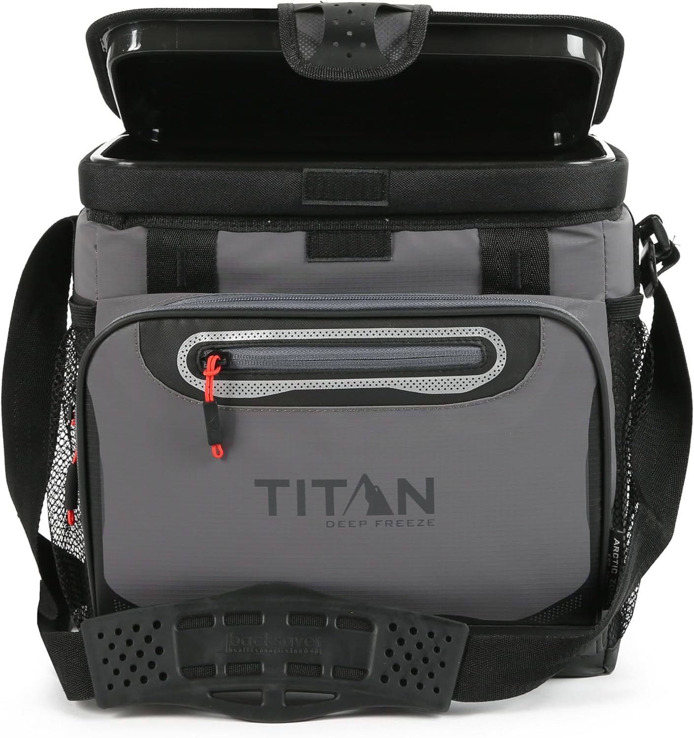 Arctic Zone Titan Deep Freeze Cooler - Zipperless Hardbody Cooler - Small & Large Capacity- Beach & Camping Cooler - Deep Freeze Insulation, HardBody Liner, and SmartShelf