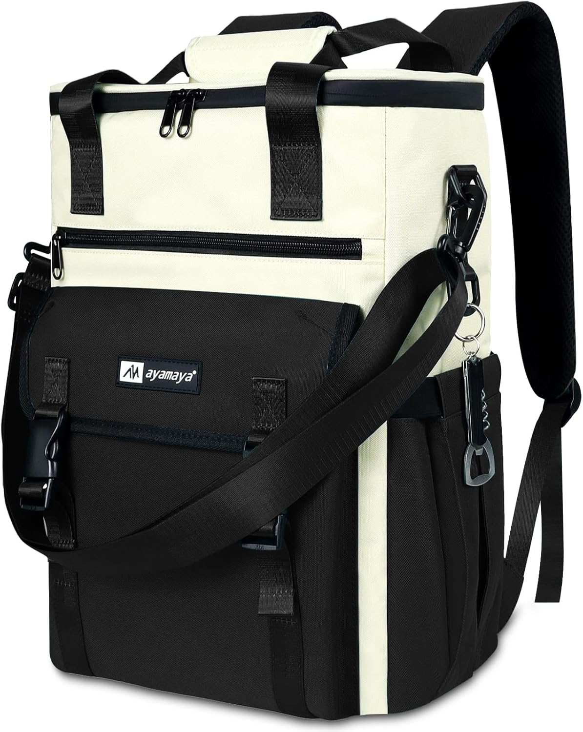Backpack Cooler for Women, AYAMAYA Stylish 35 Cans Leakproof Soft Cooler Backpack, Waterproof Insulated Lunchbox Shoulder Bag Keeps Cold for Up to 18 Hours for Camping, Beach, Work, Picnic, Travel