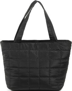 CAMTOP Lunch Box for Women Girls Insulated Cute Lunch Tote Bag Lunchbox Cooler Bag for Work Travel Picnic (Z-Black)