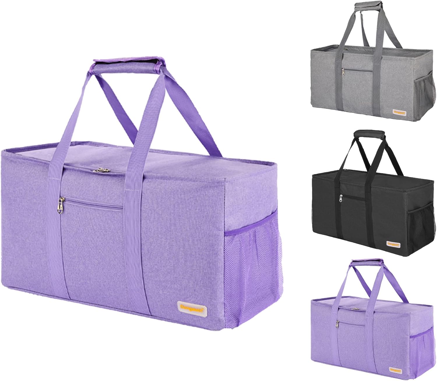 Extra Large Utility Tote - Reusable Shopping Bags, Waterproof Beach Bag, Foldable Storage