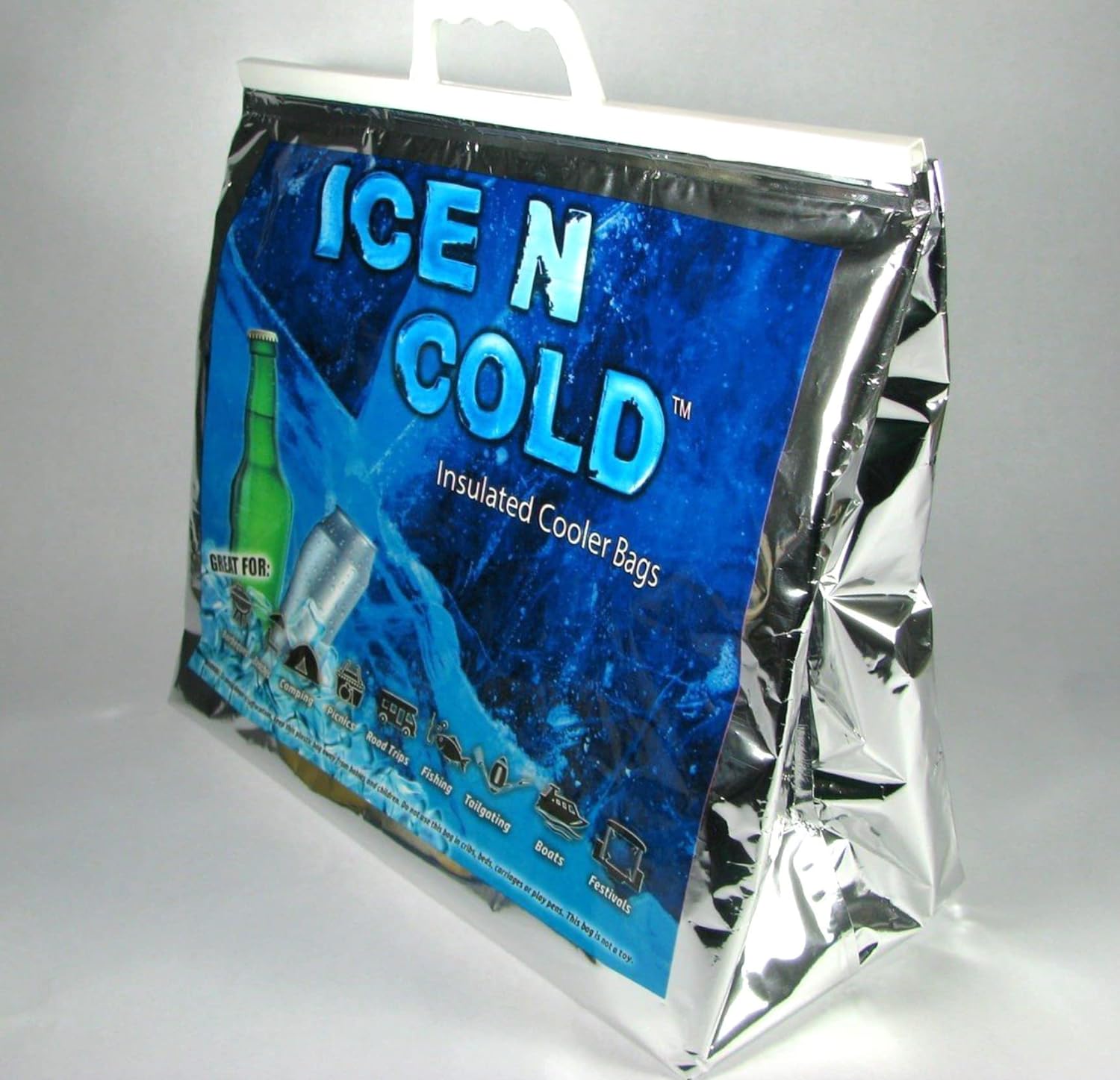 Insulated Picnic/Shopping Cooler Bags, Pack of 2, Lightweight Soft Collapsible, Large Capacity, 35lbs, Fast Same Day Shipping