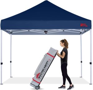 MASTERCANOPY Pop Up Canopy Tent Commercial Grade 10x10 Instant Shelter (Navy Blue)