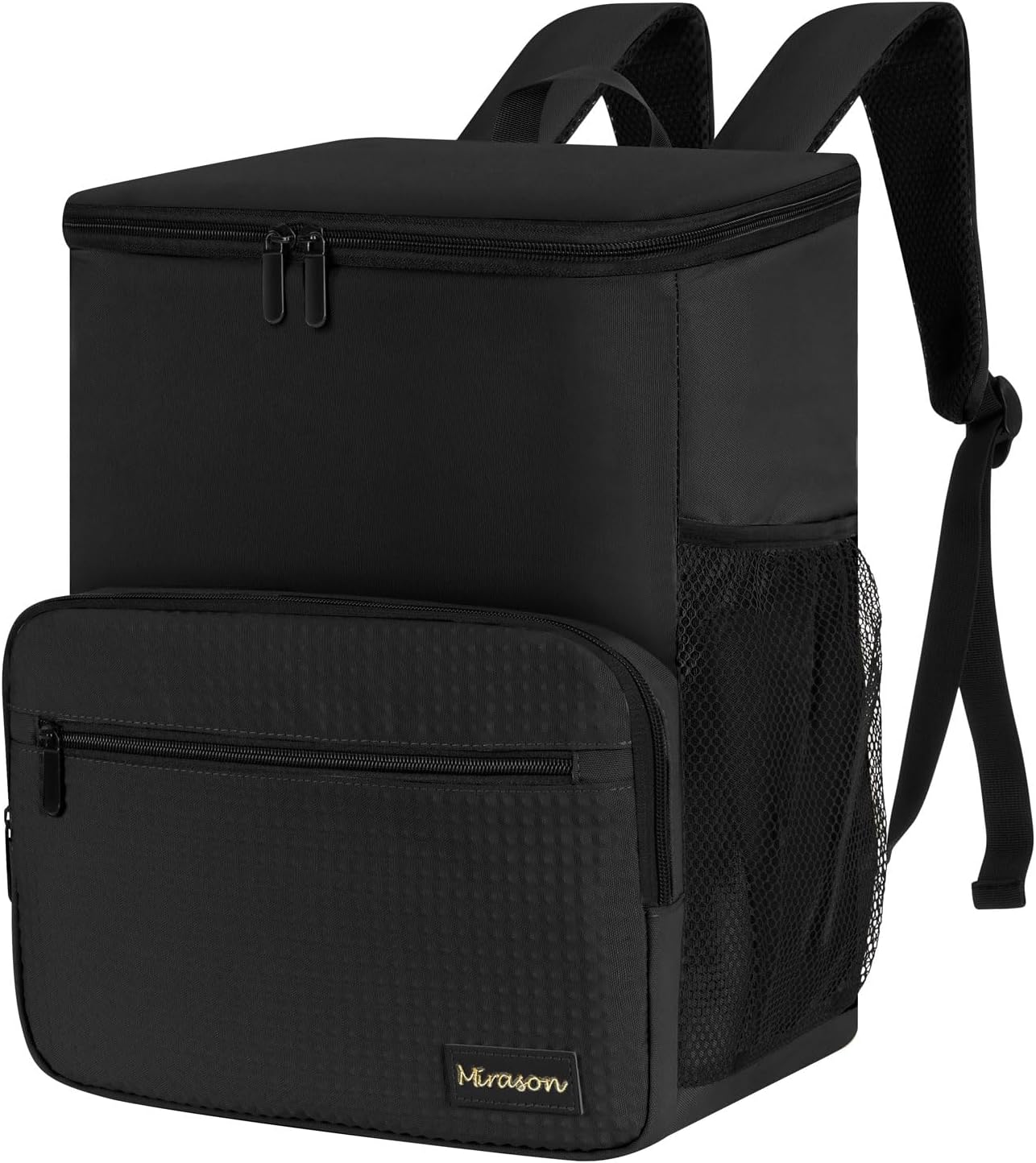 MIRASON Cooler Backpack Insulated Leak Proof Beach Backpack Cooler Bag, Cooling Beer Lunch Backpack Cooler for Men Women Picnic Hiking Camping Travel with 4 Pockets