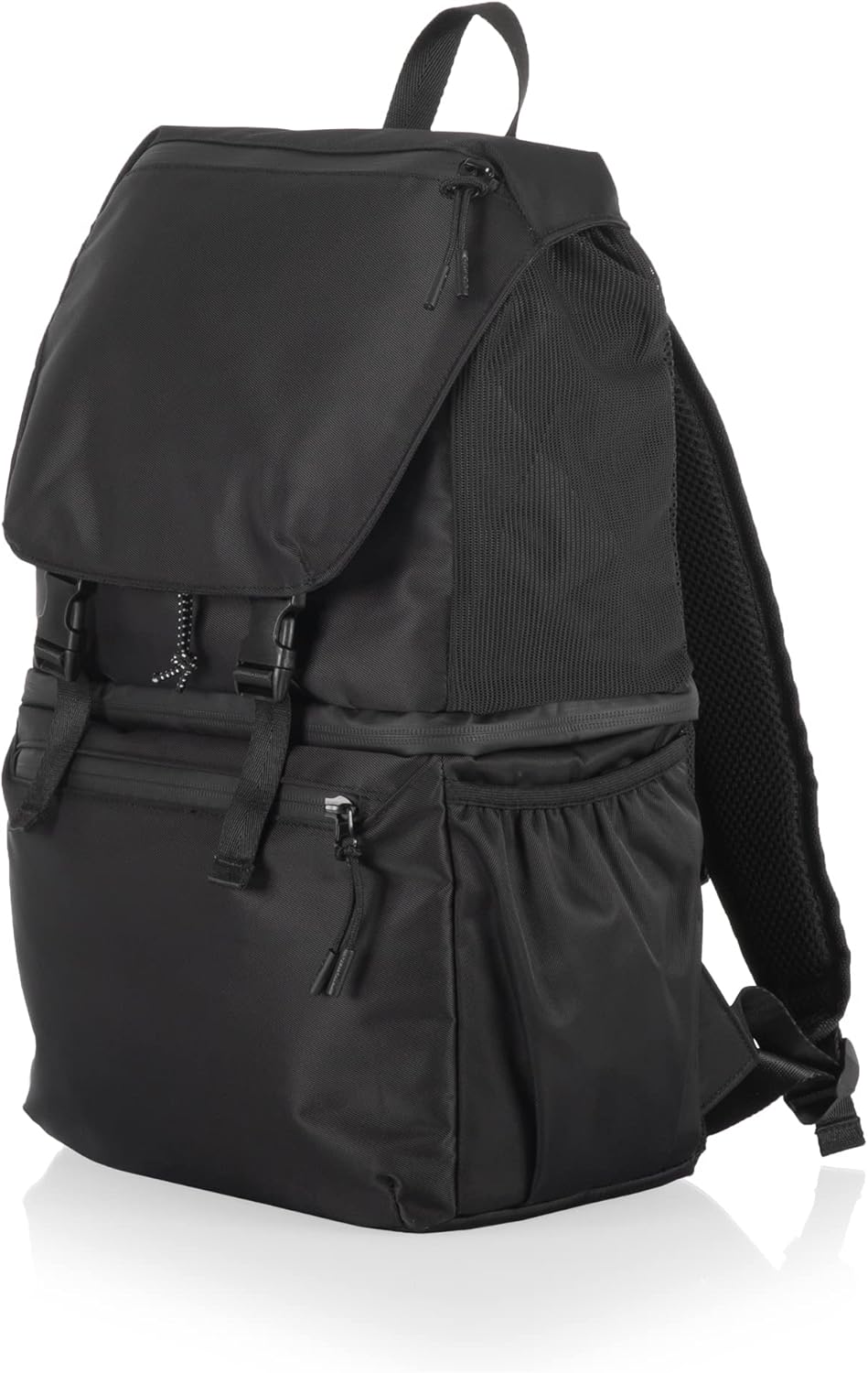 ONIVA Tarana Backpack Cooler Made with Recycled Material, Soft Cooler Backpack, Upcycled Cooler Bag, (Carbon Black)