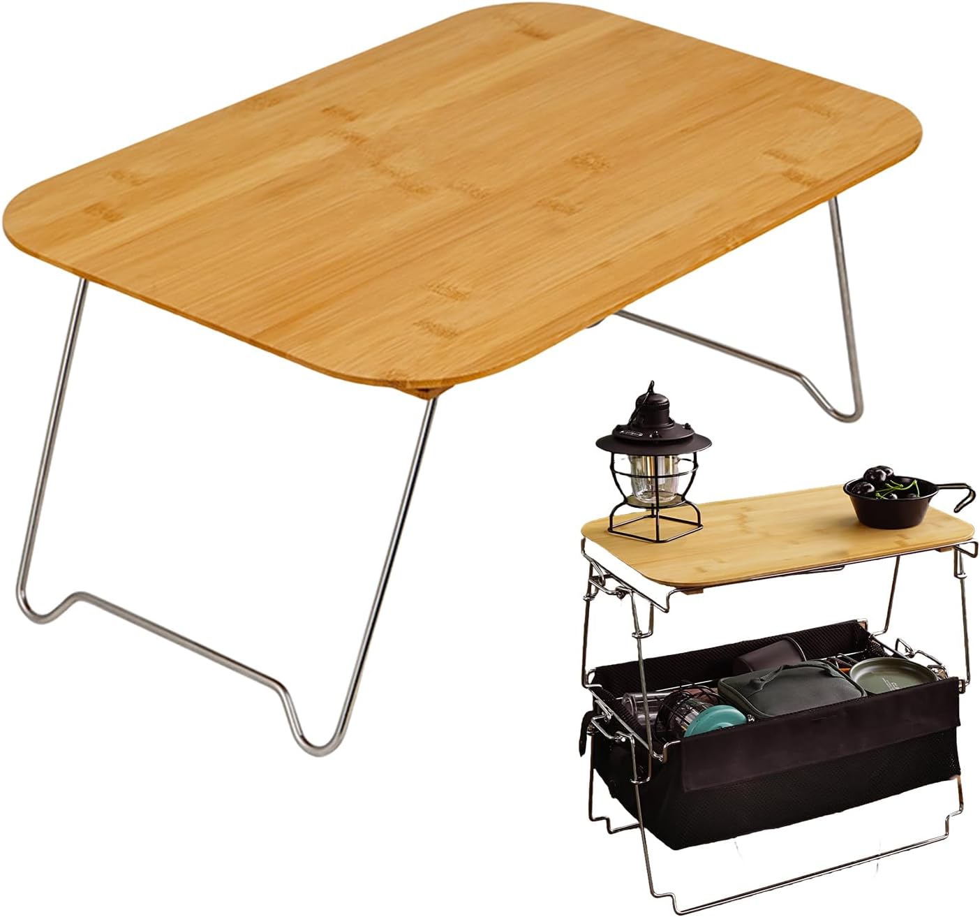 Outdoor Camping Table - Small Folding Table,Camping Accessory Outdoor Portable Desk for Kitchen Garden Balcony Yard Patio Home Indoor Picnic Car Laptop