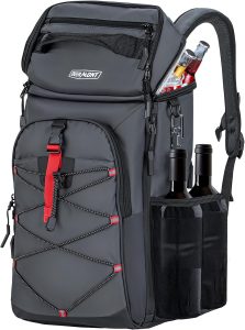 Overmont Insulated Leakproof Backpack Cooler - 30 Cans Soft Lunch Cooler Bag for Men Women - Portable Waterproof Camping Coolers for Outdoor Travel Beach Picnic Hiking