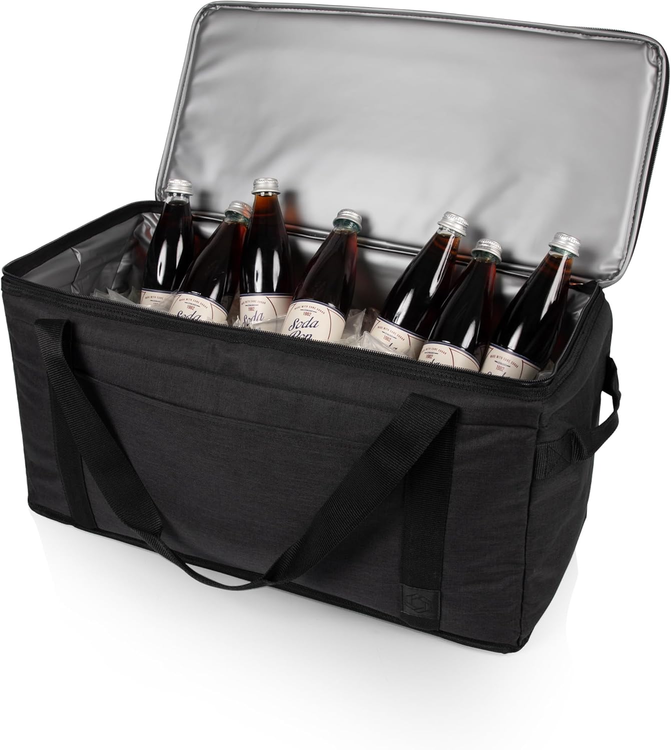 PICNIC TIME 64 Can Collapsible Cooler, Large Insulated Soft Cooler Bag, Portable Beach Cooler with Shoulder Strap