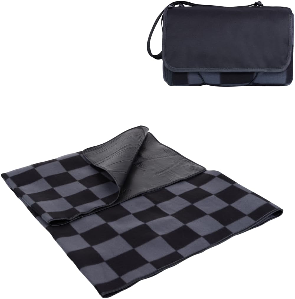 PICNIC TIME Blanket Tote Outdoor Picnic Blanket - Beach Blanket - Camping Blanket