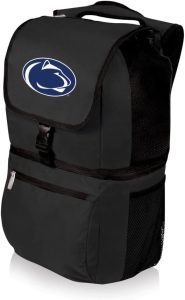 PICNIC TIME NCAA Penn State Nittany Lions Zuma Backpack Cooler - Soft Cooler Backpack - Lunch Cooler, (Black)