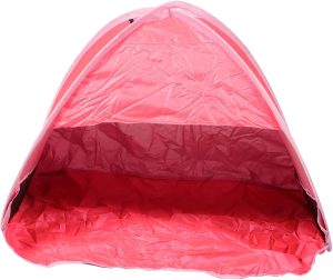 Portable Beach Tent Up Sunshade Shelter for Outdoor Activities UV Water Resistant for Travel Camping and Hiking Rosy