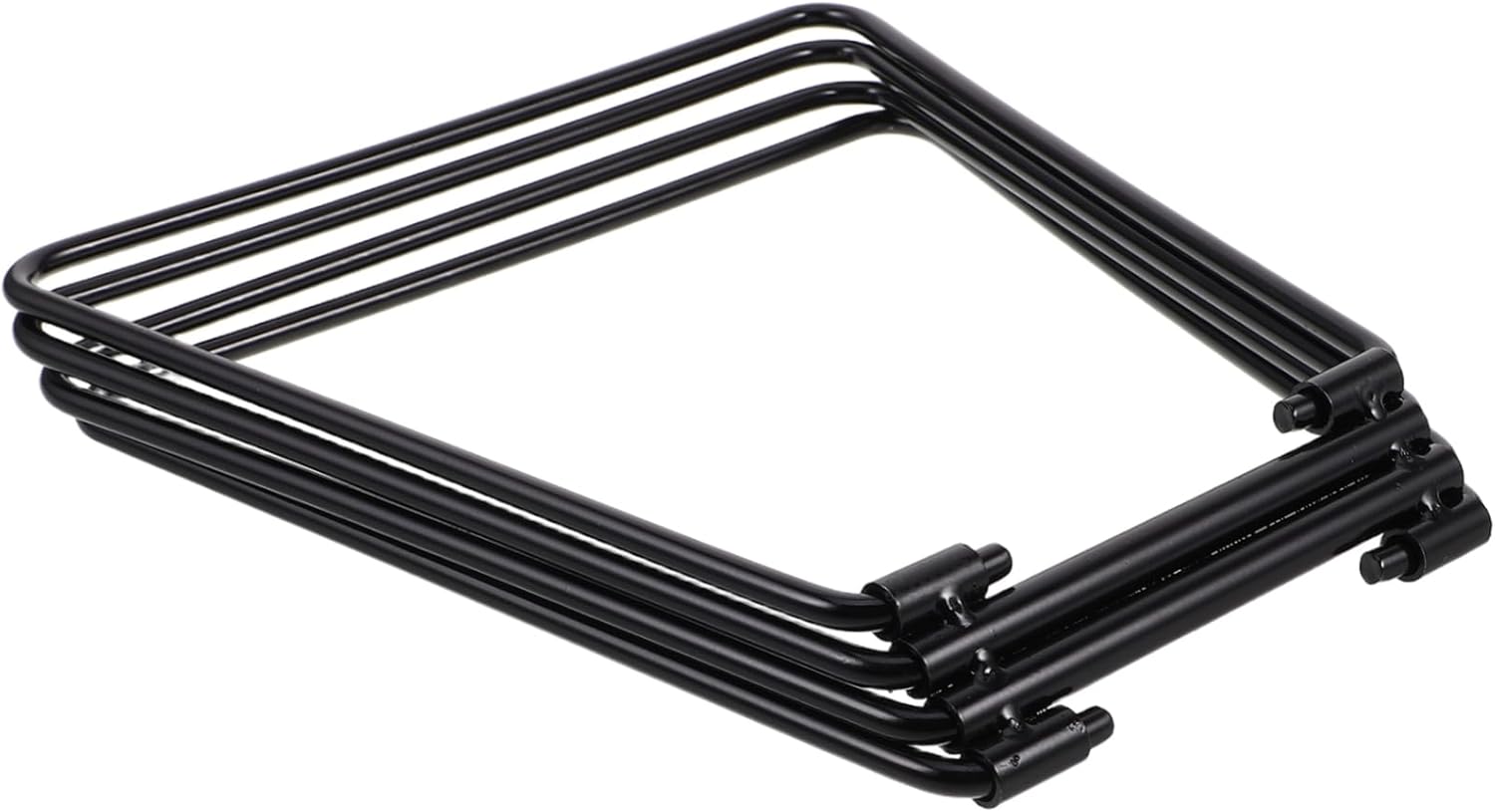 SUPVOX Outdoor Camping Box Hiking Cooler Stand Portable Cooler Holder Stand Picnic Cooler Rack Picnic Cooler Storage Rack Hiking Cooler Rack Folding Cooler Stand Black Stainless Steel