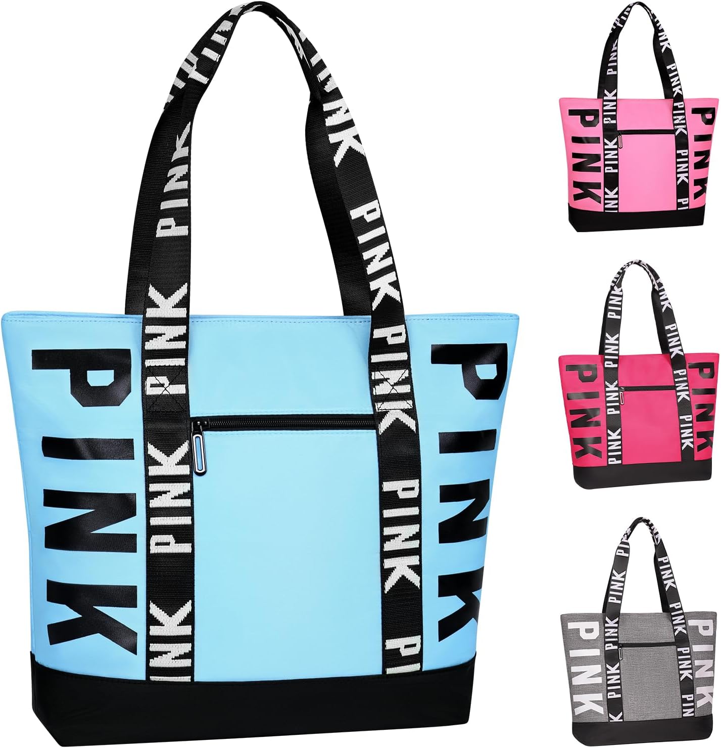 Travel Tote Bag for Women, Large Waterproof Beach Bag for Daily