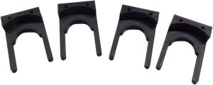 Wine Glass Holders Mounts Under Cabinet or Shelf Set of 4