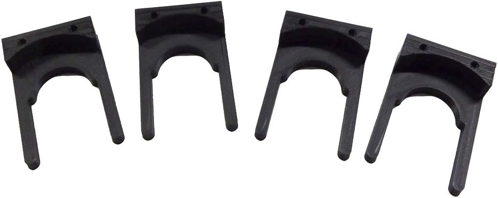 Wine Glass Holders Mounts Under Cabinet or Shelf Set of 4