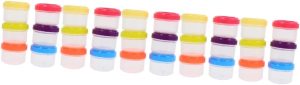 30pcs Mini Sauce Boxes Transparent Portable Seasoning Containers for Dipping Sauces for Family Dinners Picnics and Outdoor Barbecues