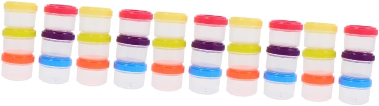 30pcs Mini Sauce Boxes Transparent Portable Seasoning Containers for Dipping Sauces for Family Dinners Picnics and Outdoor Barbecues