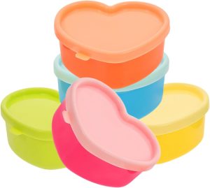 5Pcs Mini Sauce Boxes Tiny Condiment Containers for Snacks Easy Clean Storage for Home Office and Picnics for Sauces Seasonings and Dips