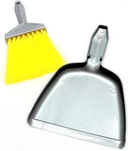 Mr. Clean Mini-Sweep Compact Dustpan And Brush Set , Colors may vary