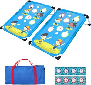 Portable PVC Framed Cornhole Game Set