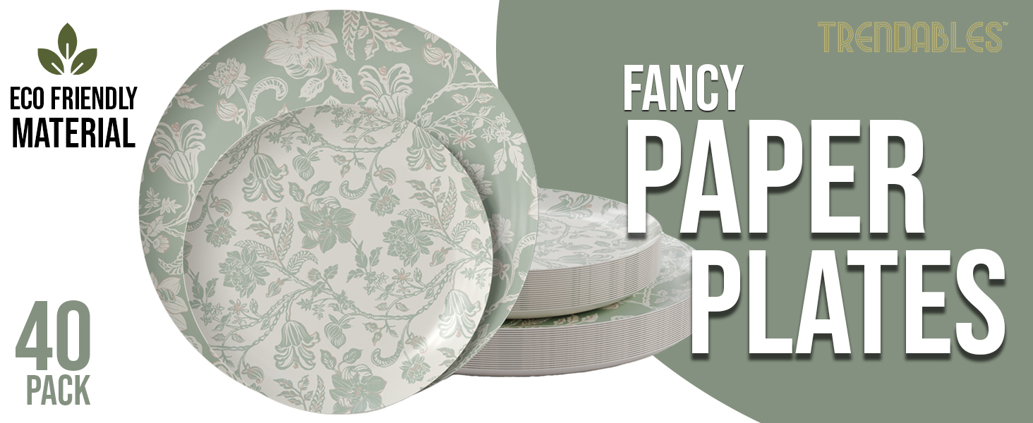 Fancy Paper plates