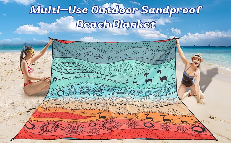 beach sand blanket