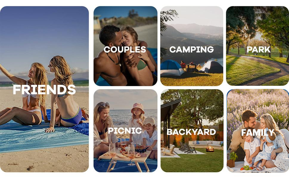 Beach Blanket Sandproof Waterproof