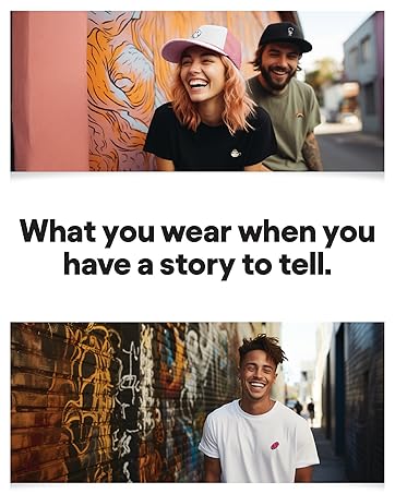 Dalix Brand Story Ghost Trucker Astronaut Cap Donut Shirt Rainbow Cappuccino