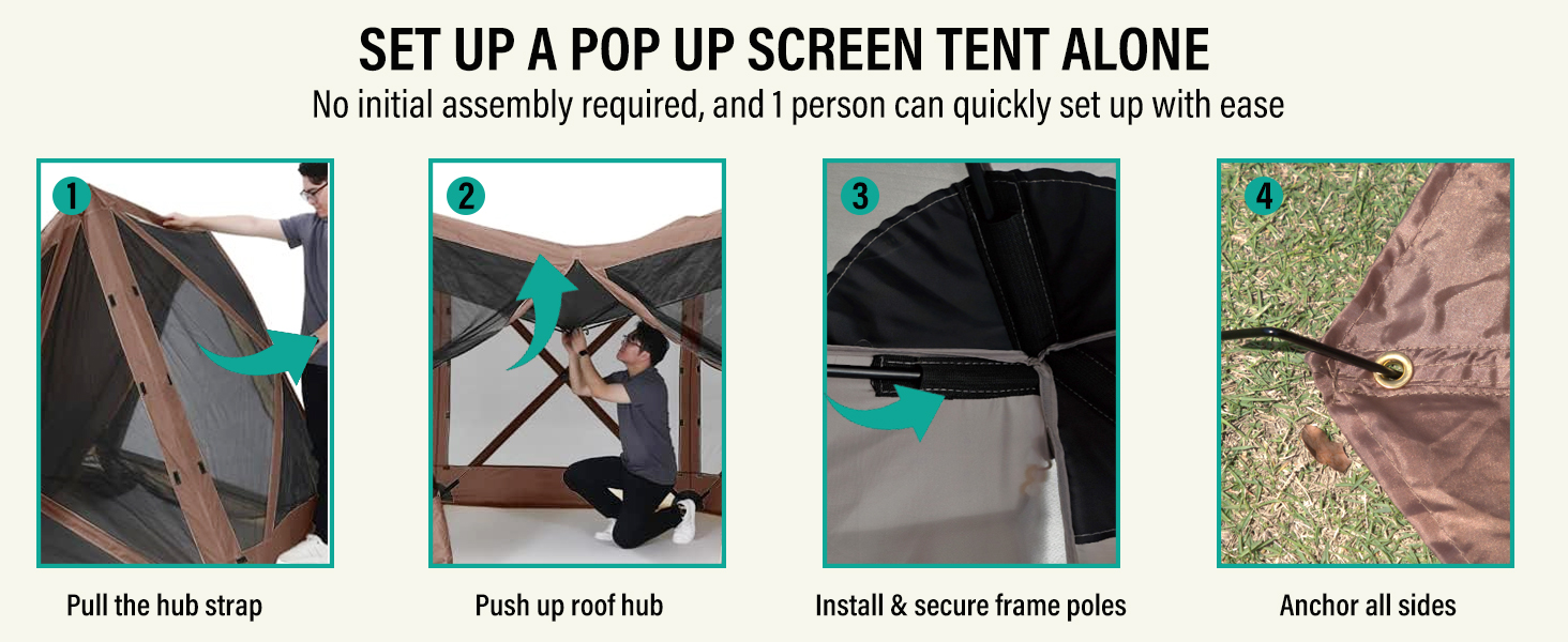 Pop Up Screen Tent