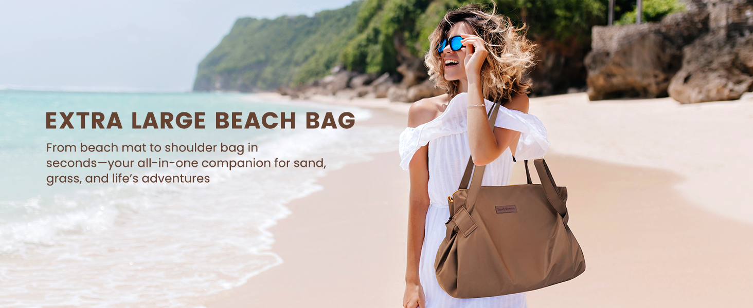 foldable beach bag