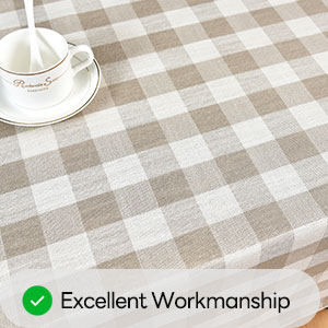 check tablecloth
