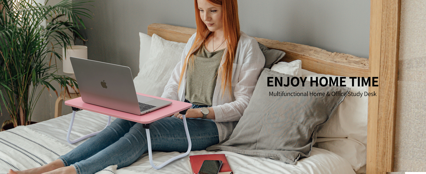ZEAPTAC Laptop Bed Desk Foldable Lap Table