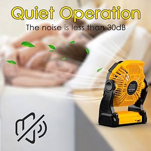 quiet table fan