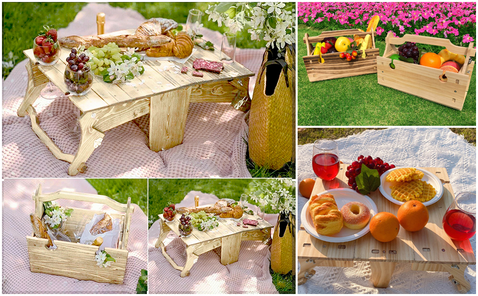 Wooden Outdoor Folding Picnic Table