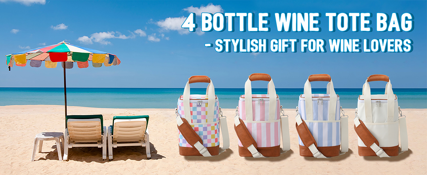 wine tote cooler bag