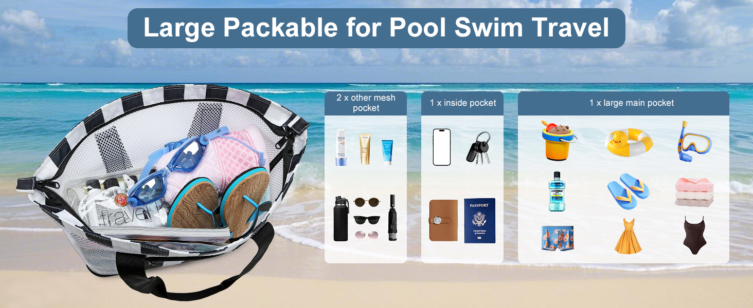 large beach bag