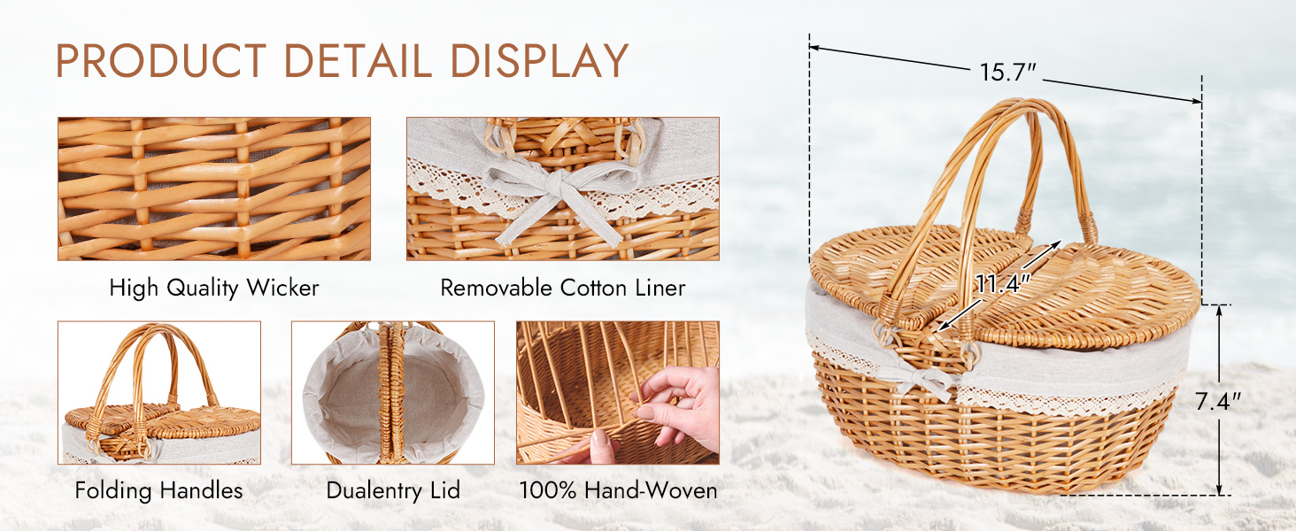cute picnic basket